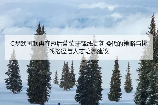 C罗欧国联再夺冠后葡萄牙锋线更新换代的策略与挑战路径与人才培养建议